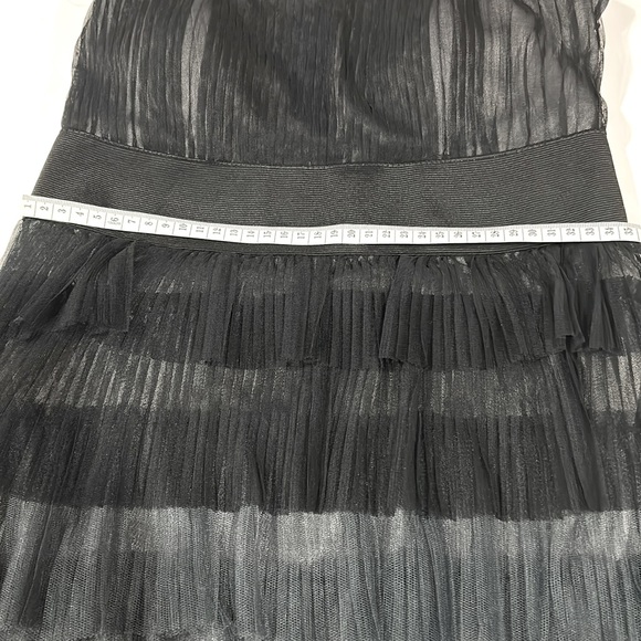 Black and gray Y2K raffle strapless party dress size Small - Picture 12 of 14
